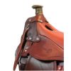 Silla de Vaquería ENLAZADORA Natural Engrasada -  Sillas para caballos