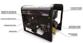 Planta Eléctrica Toyama Diésel TDG4000CX 4KVA Monofasica -  Plantas eléctricas