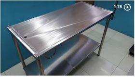 Mesa de Cirugía con Drenaje -  Equipos Médicos Veterinarios