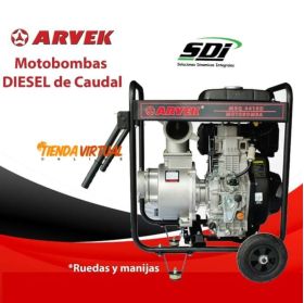 MOTOBOMBAS DE CAUDAL EN ALUMINIO CON MOTOR DIESEL -  Motobombas