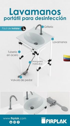 Lavamanos portátil para desinfección -  Limpieza y Desinfección
