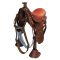 Silla de Vaquería POTENTADO Natural Engrasada -  Sillas para caballos